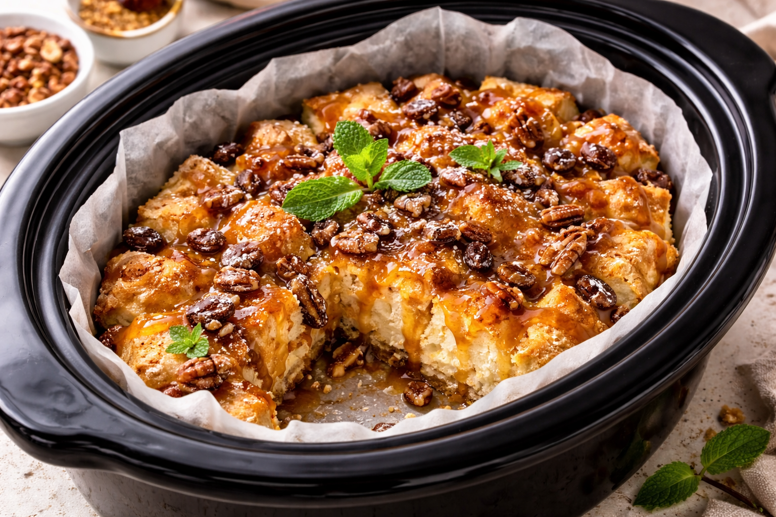 Crockpot Bread Pudding