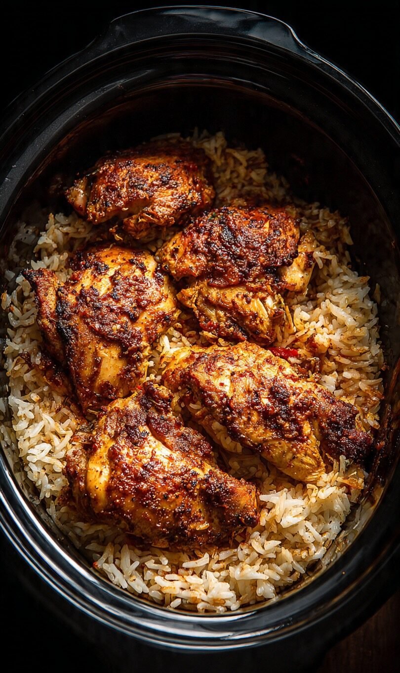 Crockpot Chicken and Rice