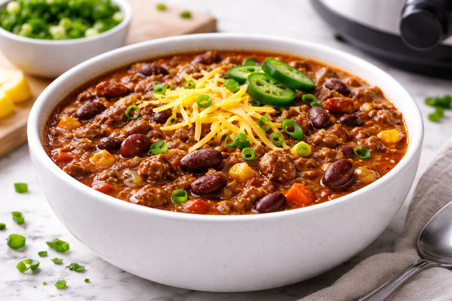Hearty Slow Cooker Chili