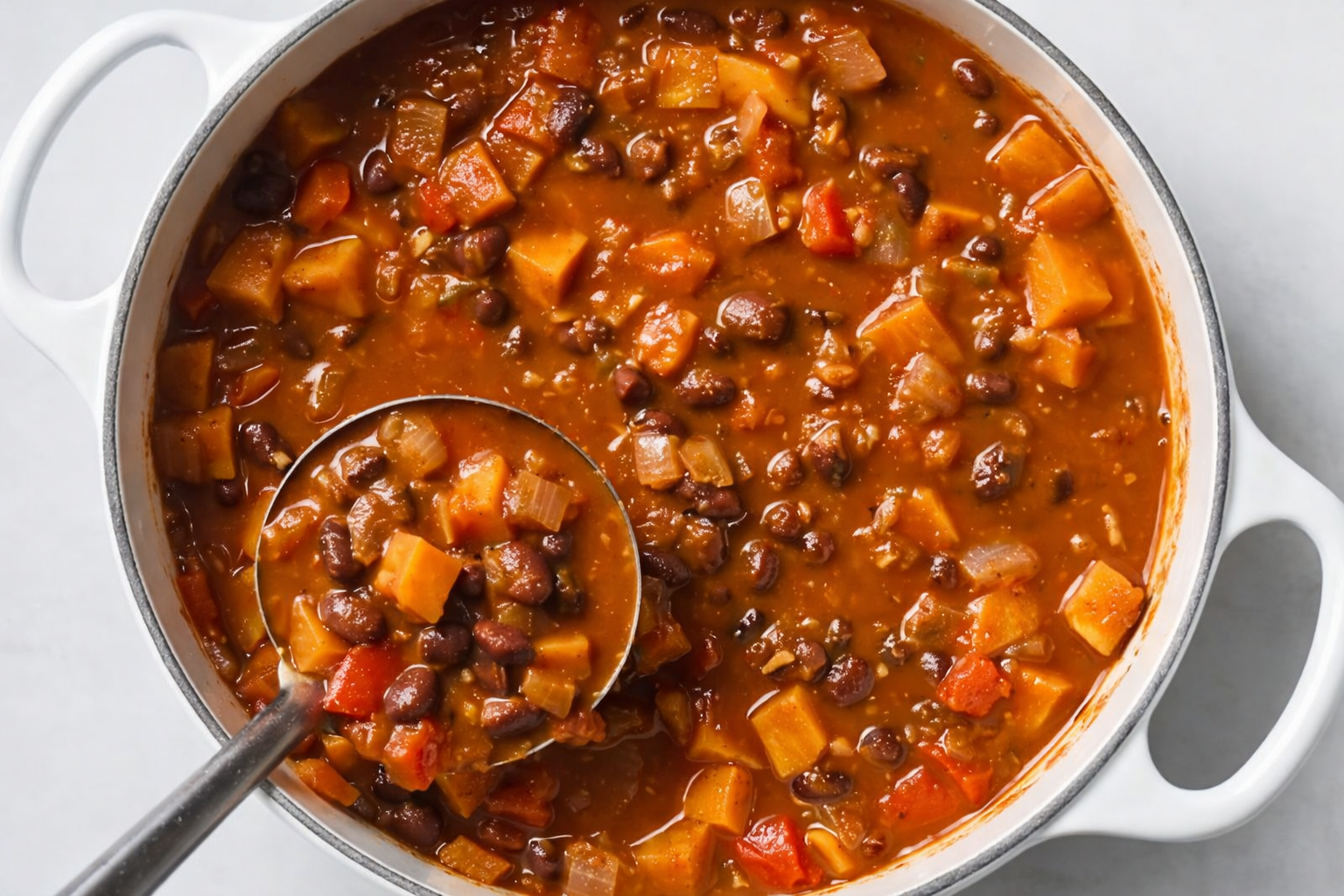 Sweet Potato Black Bean Chili