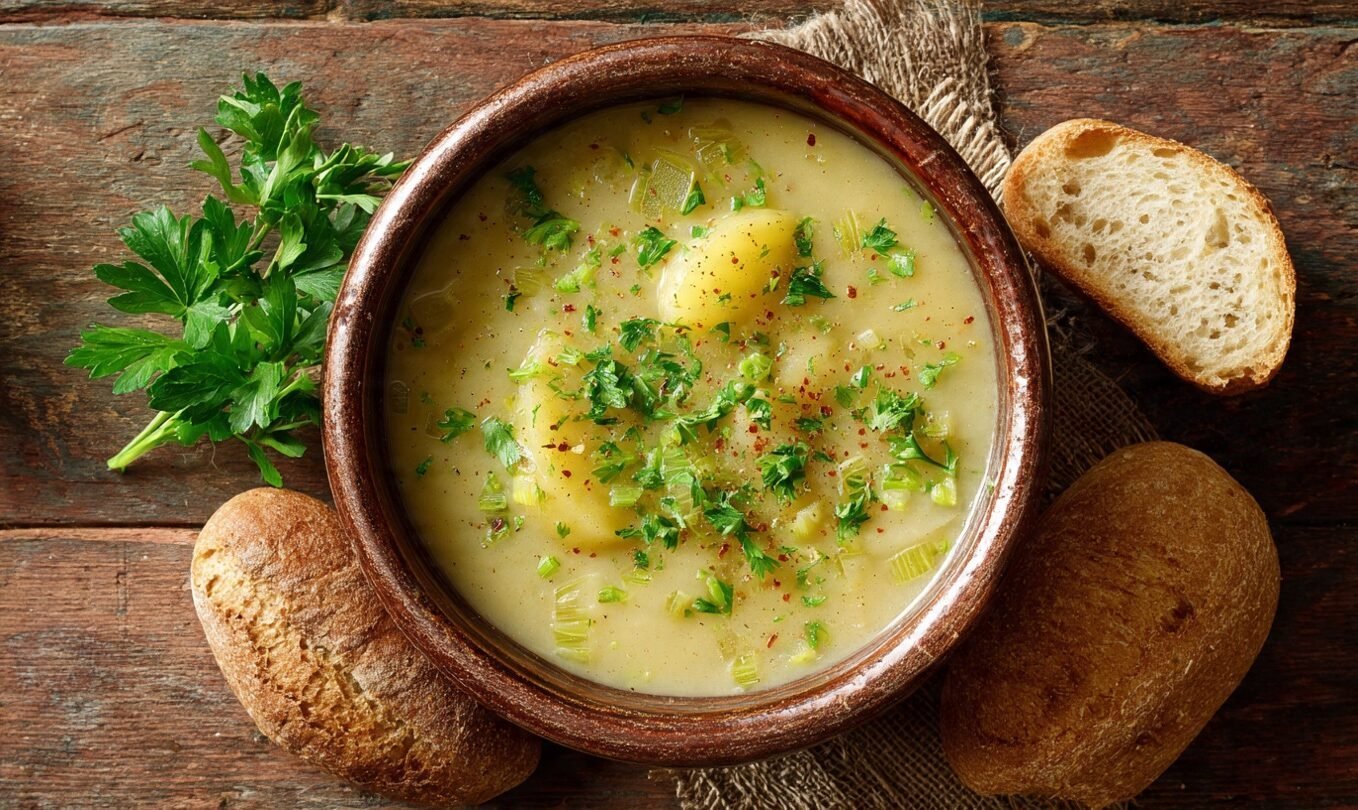 Vegan Potato Leek Soup